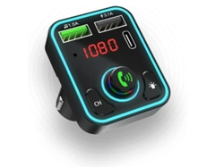 Coche Bluetooth Transmisor Fm Adaptador De Radio Inalámbrico Bluetooth 5.0 Reproductor Mp3 YIZHOOD