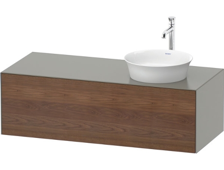 DURAVIT Tulip blanco, mueble de pared, ancho 1300 x fondo 550mm, con 1x extraíble, con tecnología tip-on, WT4977R