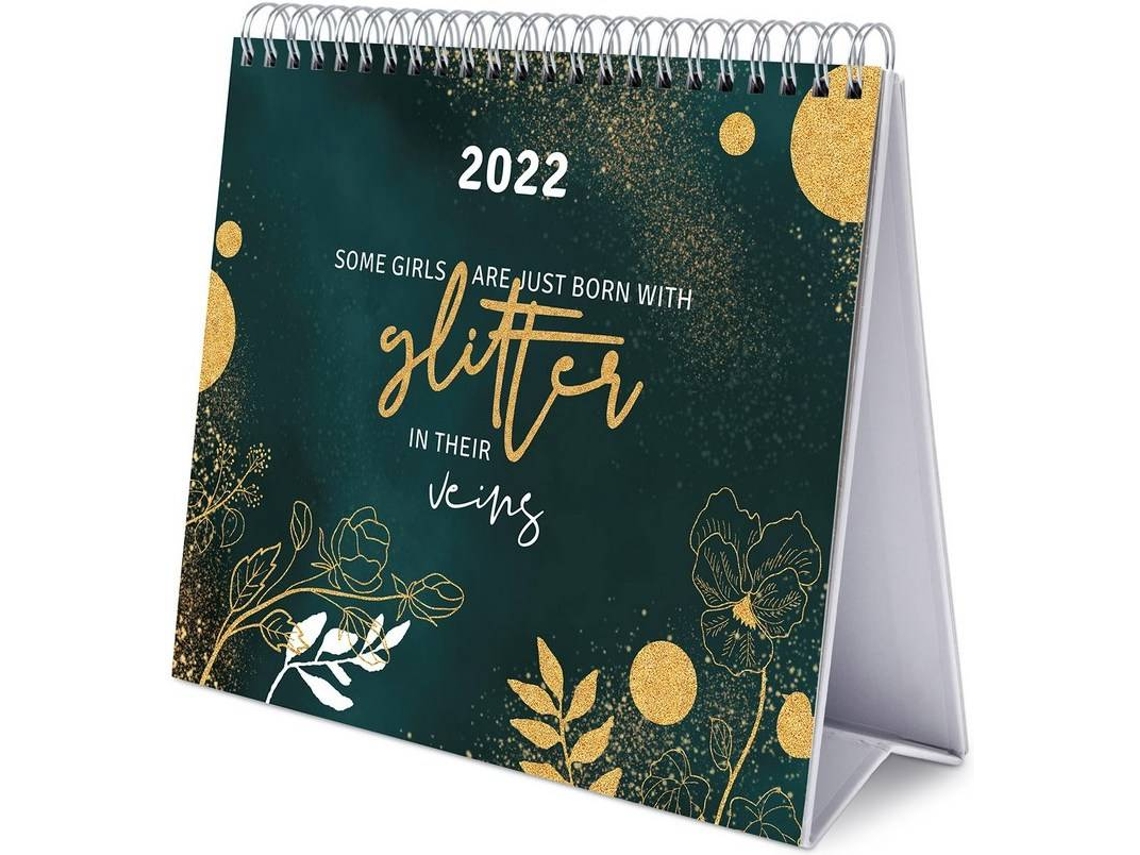 Calendario ERIK EDITORES Deluxe 2022 Glitter Gold Dreams