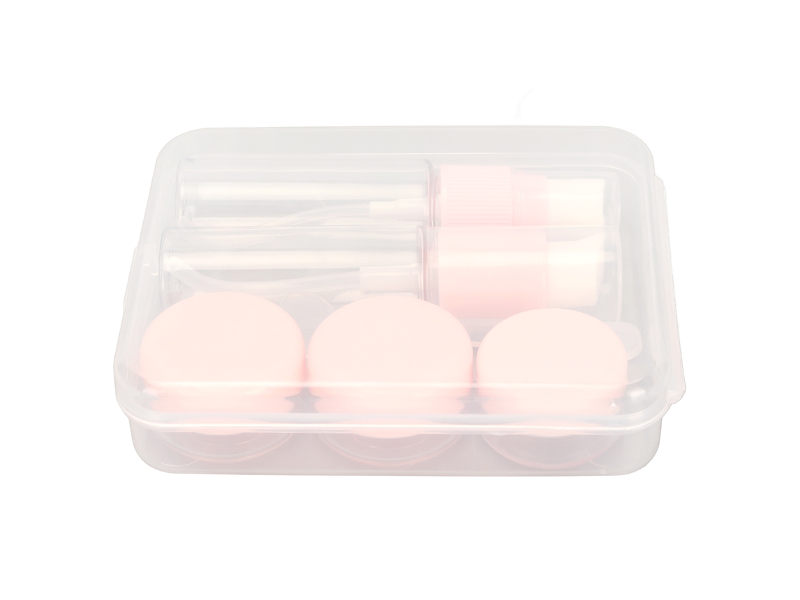 KOFIHETY Kit de Botellas de Viaje Antifugas Reutilizables de Tamaño de Mano Transparentes e Inodoras para Productos de Aseo