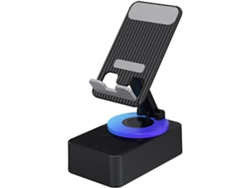 Soporte Para Altavoz Con Cable | Luz Nocturna Colorida Y Deslumbrante | Rotación De 360 Grados