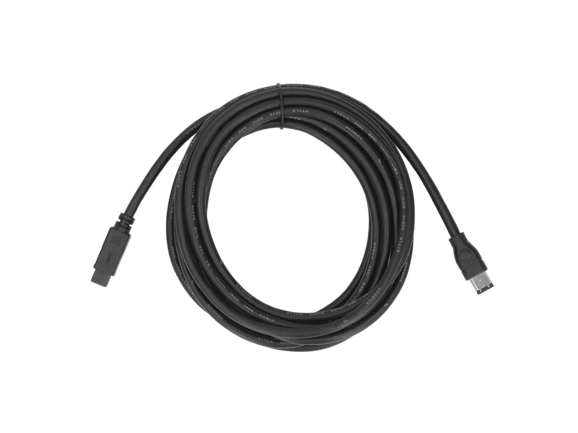 Cabo Firewire Ieee 1394 800mbps 4.5m Plug And Play 9pin Macho Para 6pin Macho Padrão Rosh