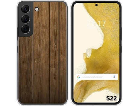 Carcasa Samsung Galaxy S22 5G TUMUNDOSMARTPHONE Dibujos Madera Multicolor