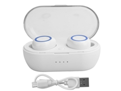 Auriculares Inalámbricos Bluetooth 5.0 Estéreo Con Control Táctil, Color Blanco Y Azul.