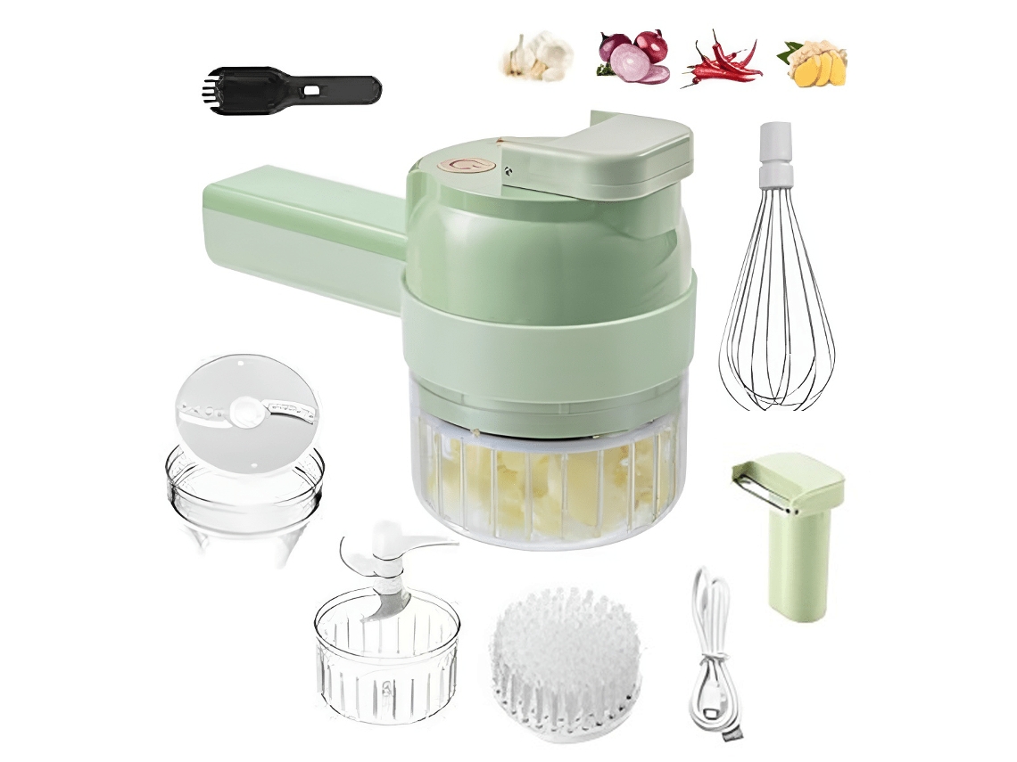 Machacador De Patatas Eléctrico Manual, Batidora Eléctrica, Cepillo Eléctrico Para Sartenes, Herramienta De Cocina Multifuncional, Inalámbri