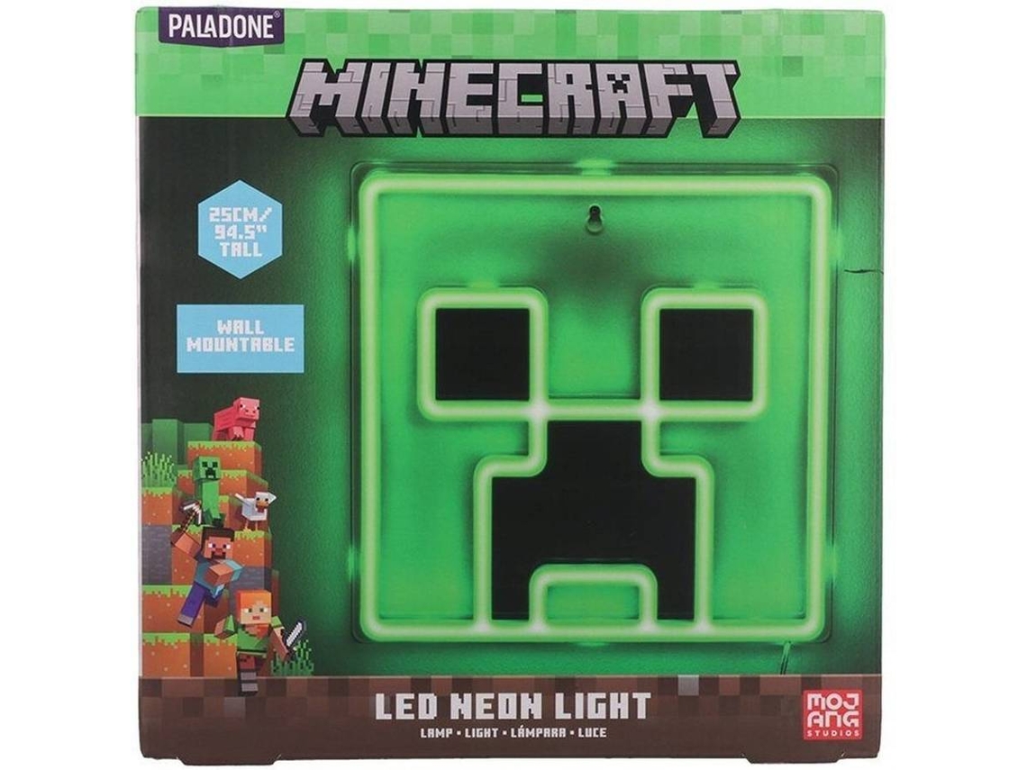 Lámpara MINECRAFT Creeper Wall Mountable Led Neon Light