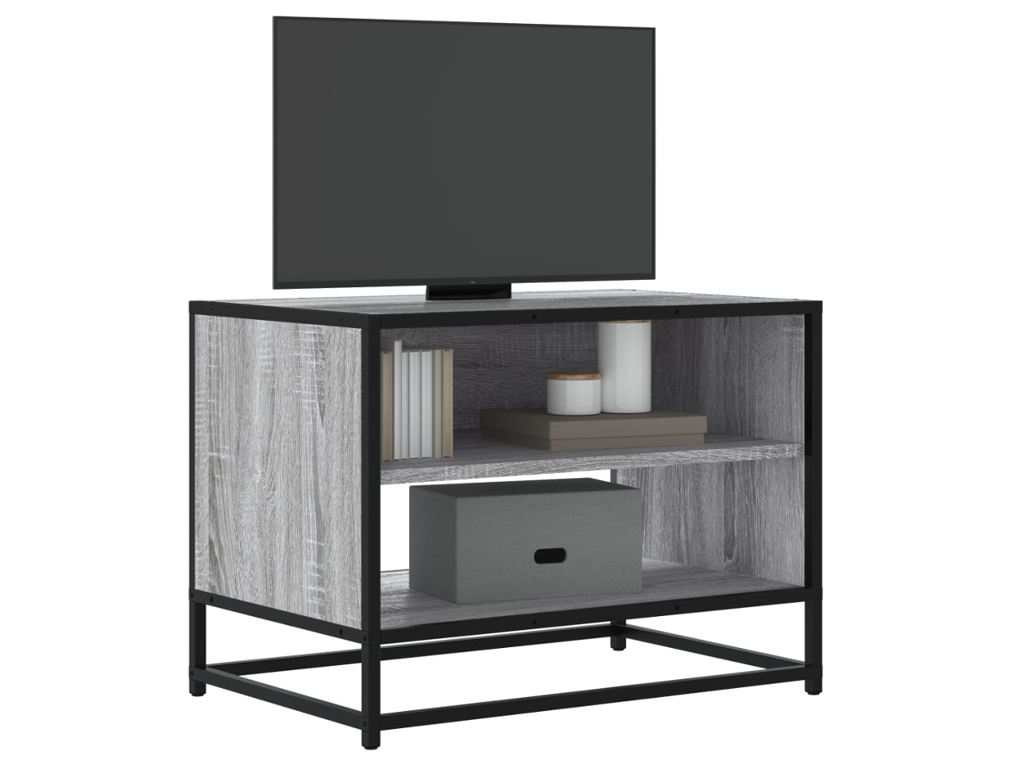 Mueble de TV | Mueble de TV | Mueble de TV 61x40x46 cm Derivados de Madera/Metal Gris Sonoma