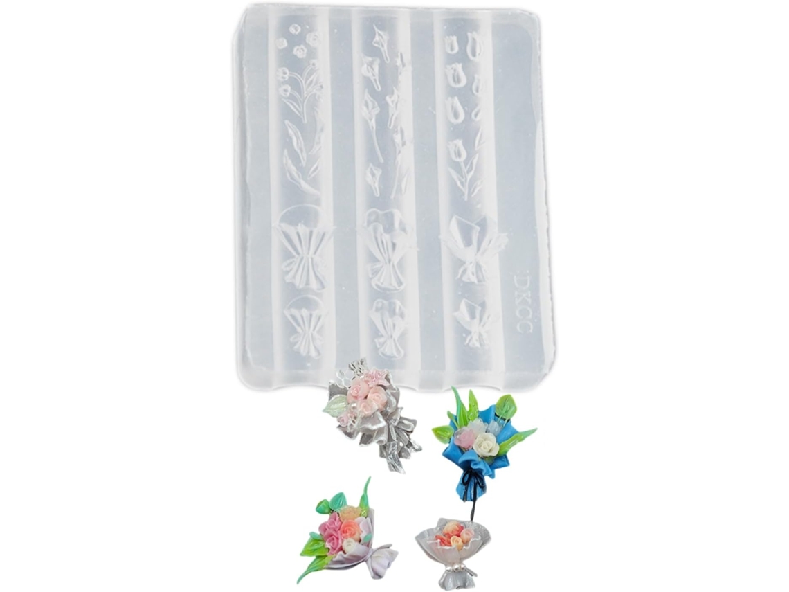 Molde De Silicona Para Decoración De Uñas Con Motivos Florales - Accesorios Únicos Con Relieve, Suministros Para Joyería, Herramienta