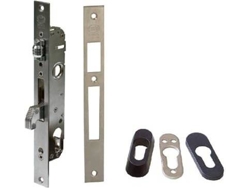Cerradura Con Incrustación De Aluminio AMIG Ref 730X20 Inox