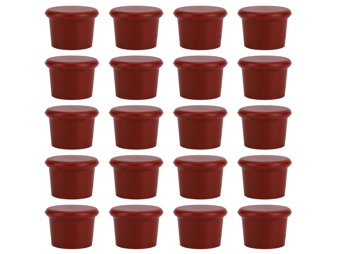 20 Tapones De Silicona De Grado Alimenticio Para Botellas De Vino, Cerveza, Café Y Otras Bebidas.