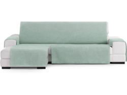 Funda de Chaise Longue Izquierda EYSA Prática Premium Valeria Tejido Elástico (240 x 80 x 220 cm - Poliéster y Algodón - Verde)