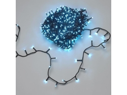 Guirnalda luces navidad 1000 leds azul hielo uso en interiores / exteriores ip44