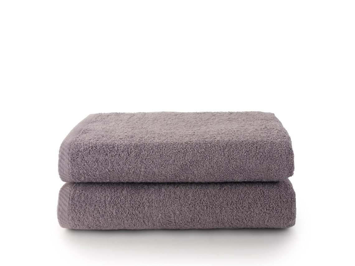 Toalla Pack 2 sabana ( 100 x 150 ) Gris