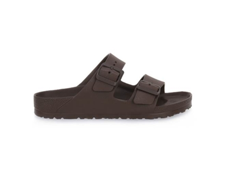 Chanclas de Mujer BIRKENSTOCK Arizona Roast Calz Marrón (38)