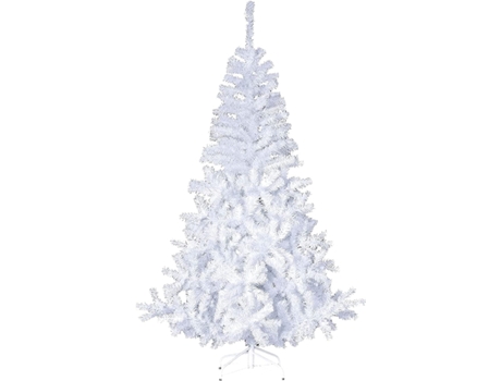 TIENDA EURASIA Arbol de Navidad, Plastico, Frondoso, 120 cm, Blanco