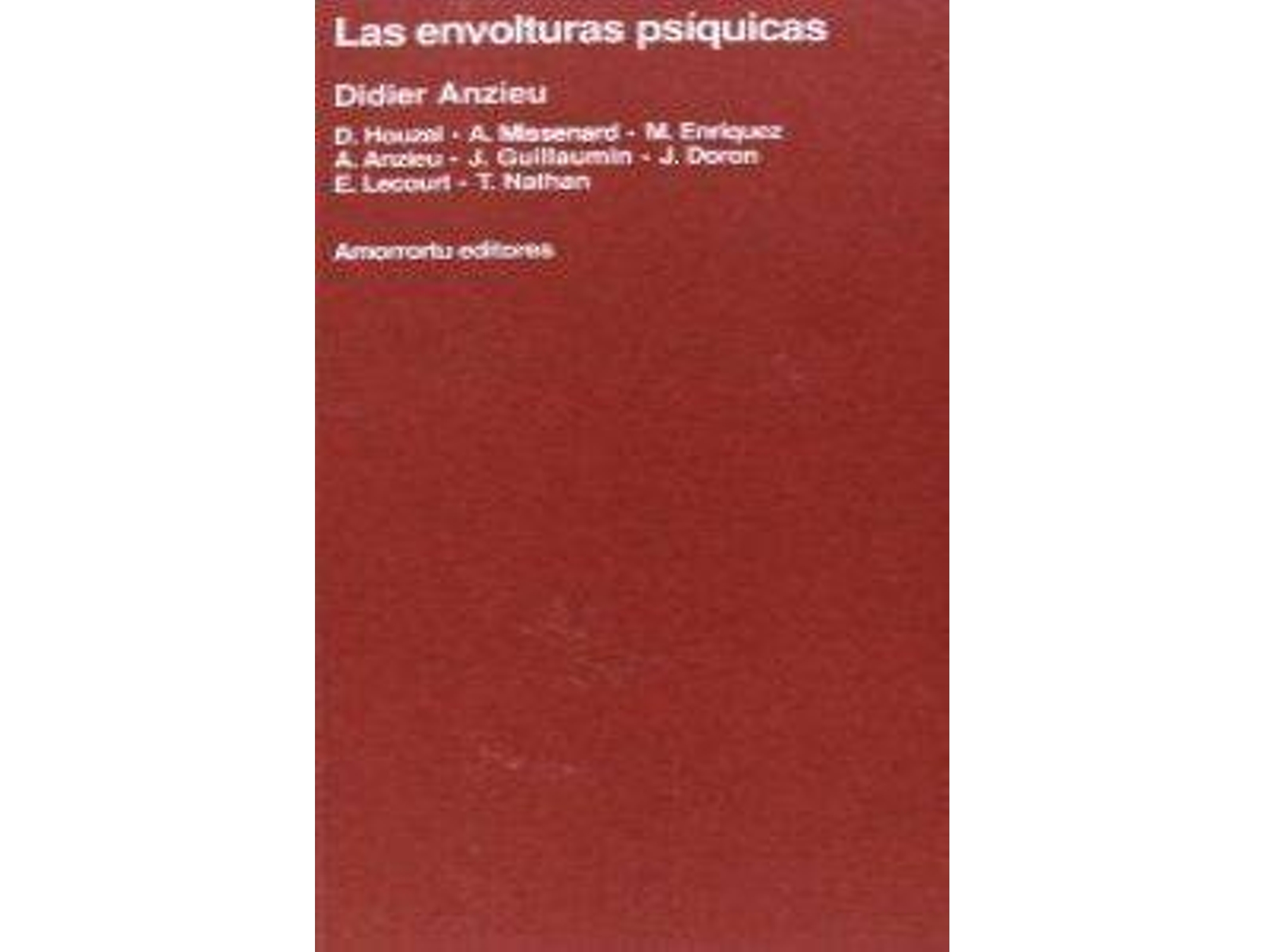 Libro Las Envolturas Psíquicas de Houzel Anzieu (Español)