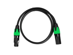 Cabo de Microfone LAXISCREED Xlr Macho fêmea 6m Verde
