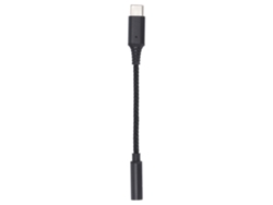 Adaptador De Fone De Ouvido Usb-c Para 3.5mm Com Cabo Trançado De Nylon Som Hifi Durável Preto