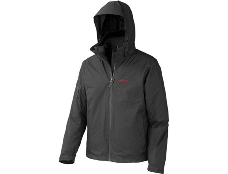 Abrigo para Hombre TRANGOWORLD Sojezi Negro para Montaña (S)