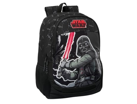 Mochila Escolar STAR WARS The fighter (Negro - Poliéster 300D)