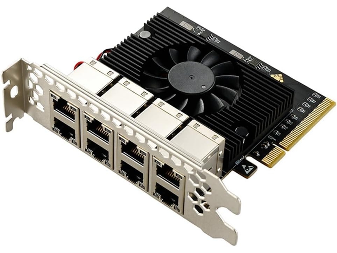 Tarjeta Controladora Gigabit Ethernet, Puertos Pcie X8, 1 Chip, Nic Rtl8111h, 1x 1000 Mbps Para Control
