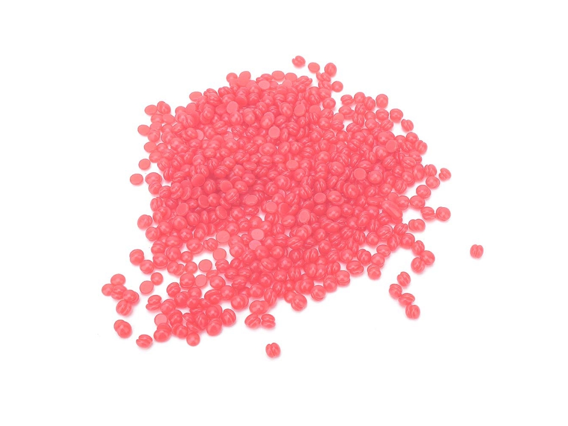 300g Cera Solida Sin Papel Frijoles Cera Depilatoria Para Cuerpo Bikini Rosa