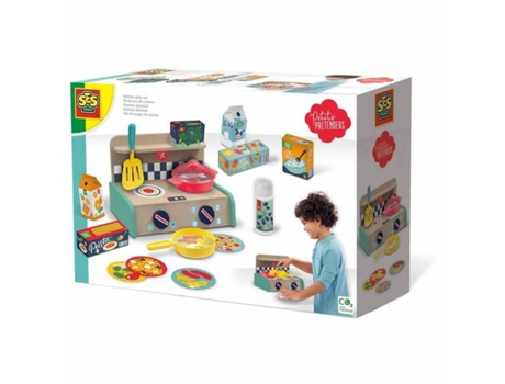 Cocina de Juguetes SES CREATIVE Set de Alimentos (Edad Mínima Recomendada: 3 años)