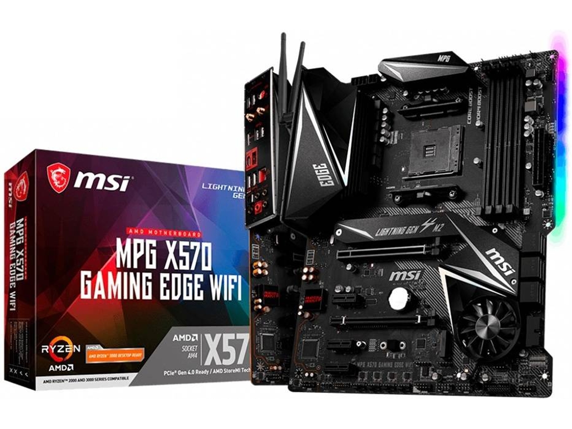 Placa Base MSI MPG X570 Gaming Edge WIFI (Socket Zócalo AM4 - AMD X570 - ATX)