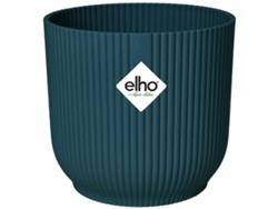 Maceta ELHO 22 cm Redonda Azul oscuro Plástico