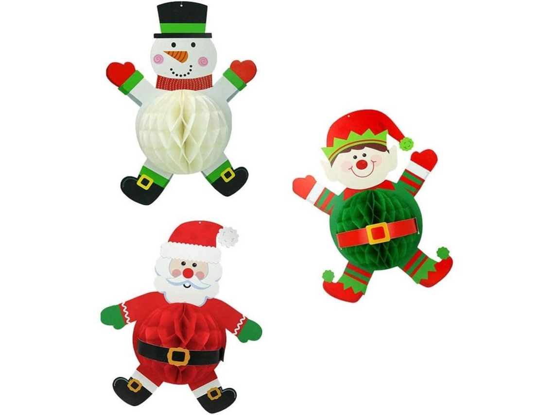 Adornos Navideños Colgantes Con Forma De Panal, Adornos Para El Árbol De Navidad.