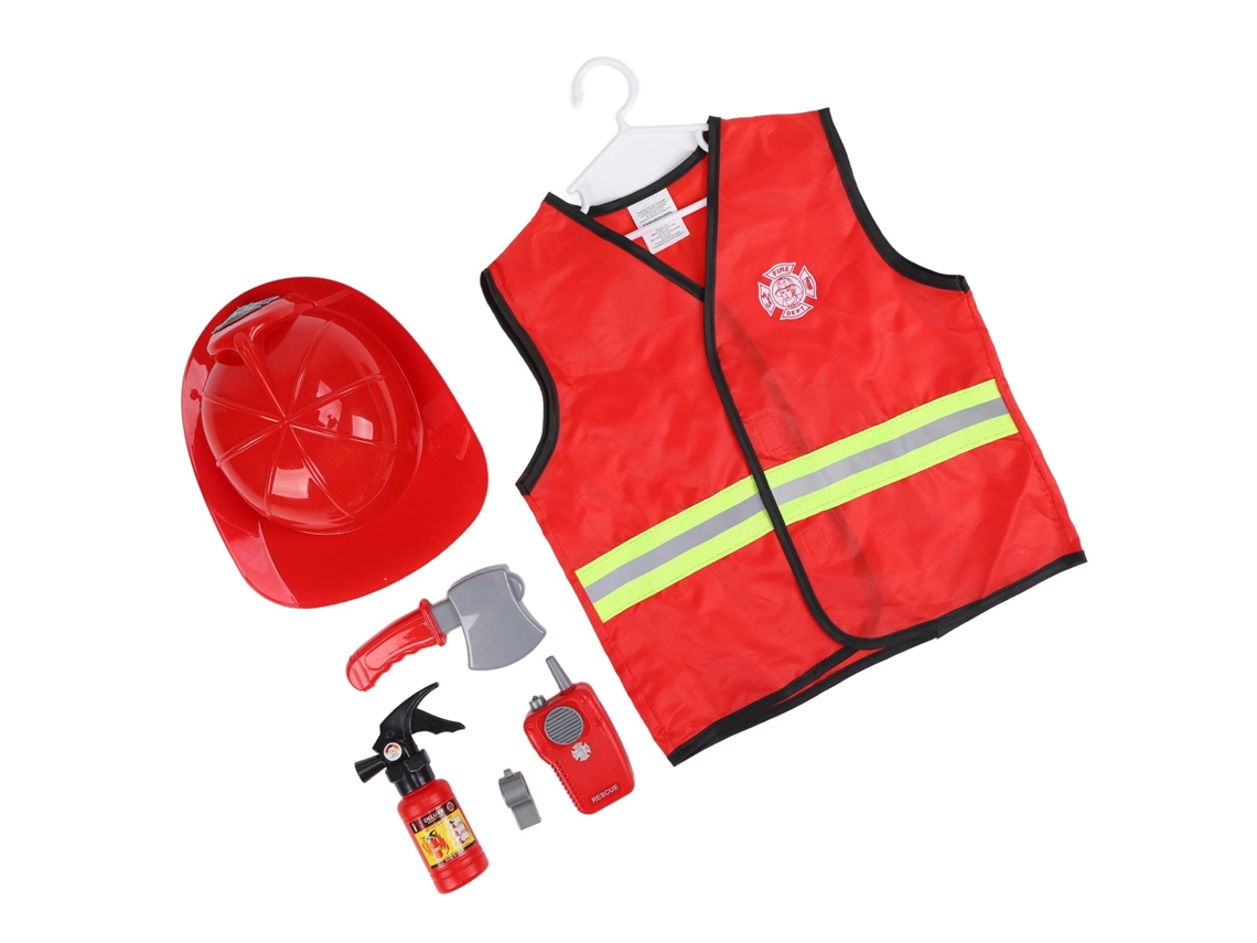 Conjunto De Disfraz De Bombero Para Niños, Accesorios Para Juegos De Rol, A Partir De 3 Años.