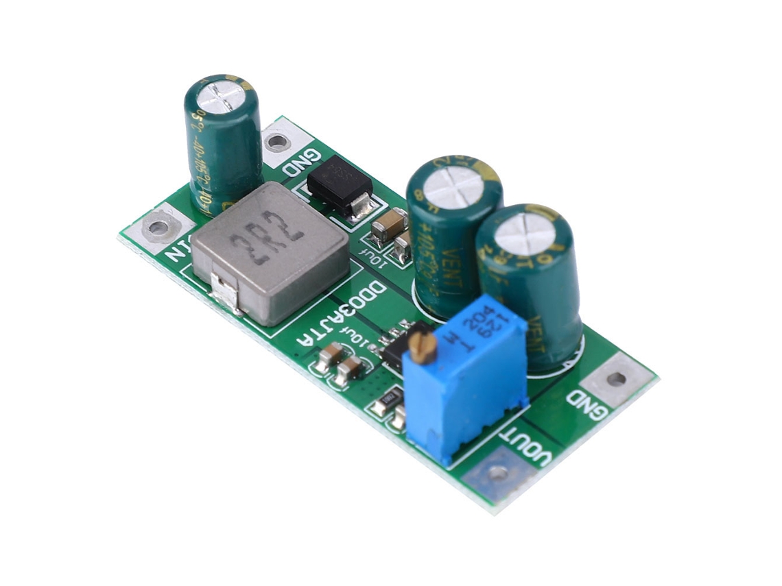 Módulo 2026as Convertidor elevador CC-CC ajustable 6A 30W Fuente de alimentación ajustable de 2,7-5,5 V a 3,5-24 V