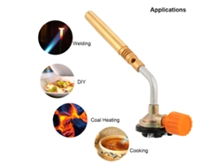 Soplete de gas para cocinar, acampar, soldar y hacer barbacoas.