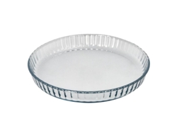 Molde Rizado Horno Cristal Borosilicato Ø 28 cm Ideal Postres. Cocina. Resposteria. Tartas. Quiche. Libre BPA ORYX