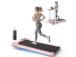 Cinta de correr BOTIFLY T6A - 8 Km/h, Inclinación del 7%, Motor de 2,5 CV, Amortiguación y Portátil, Área de la superficie 90 x 38,5 cm, Rosa