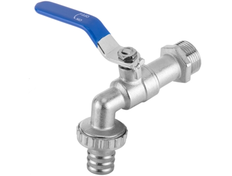 Primematik - Torneira Esférica Em Cotovelo De 3/4- 1 Com Adaptador De Mangueira PRIMEMATIK