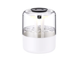 Humidificador de aire pequeño de 4 boquillas, gran capacidad, para el hogar y la oficina, purificación y aromaterapia CHABERLU