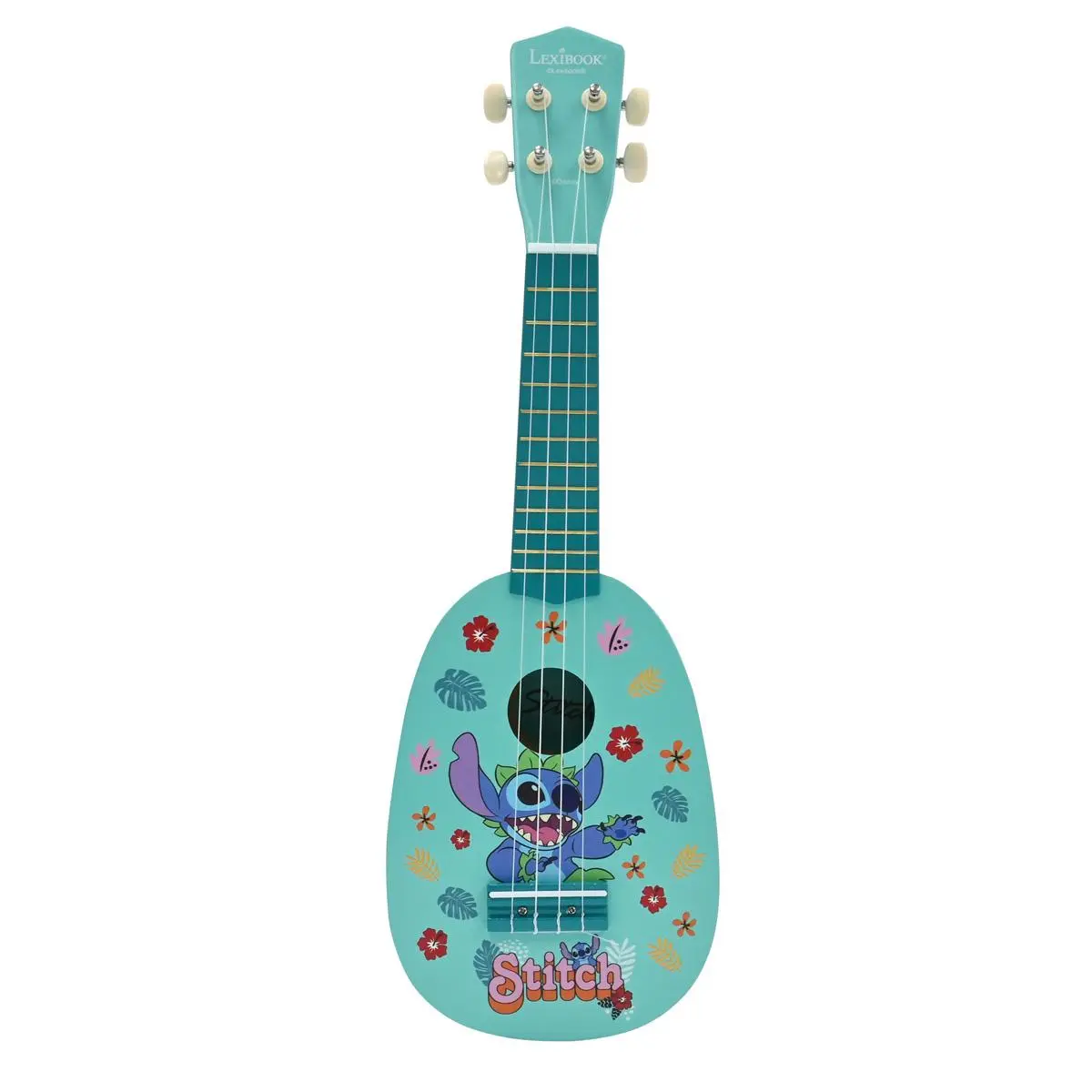 Disney Stitch Ukulele Aus Holz Mit Nylonsaiten – 53 Cm