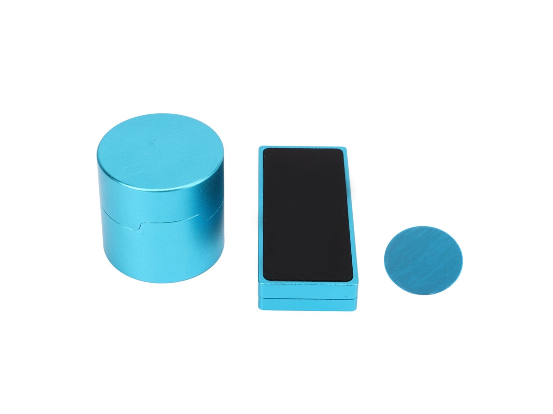Soporte Magnético De Aluminio Para Tacos De Billar Con Clip Fijo, Portátil, Azul.