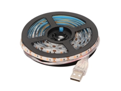 Tira de luz LED para crecimiento de plantas, espectro completo, USB, resistente al agua, 3 m