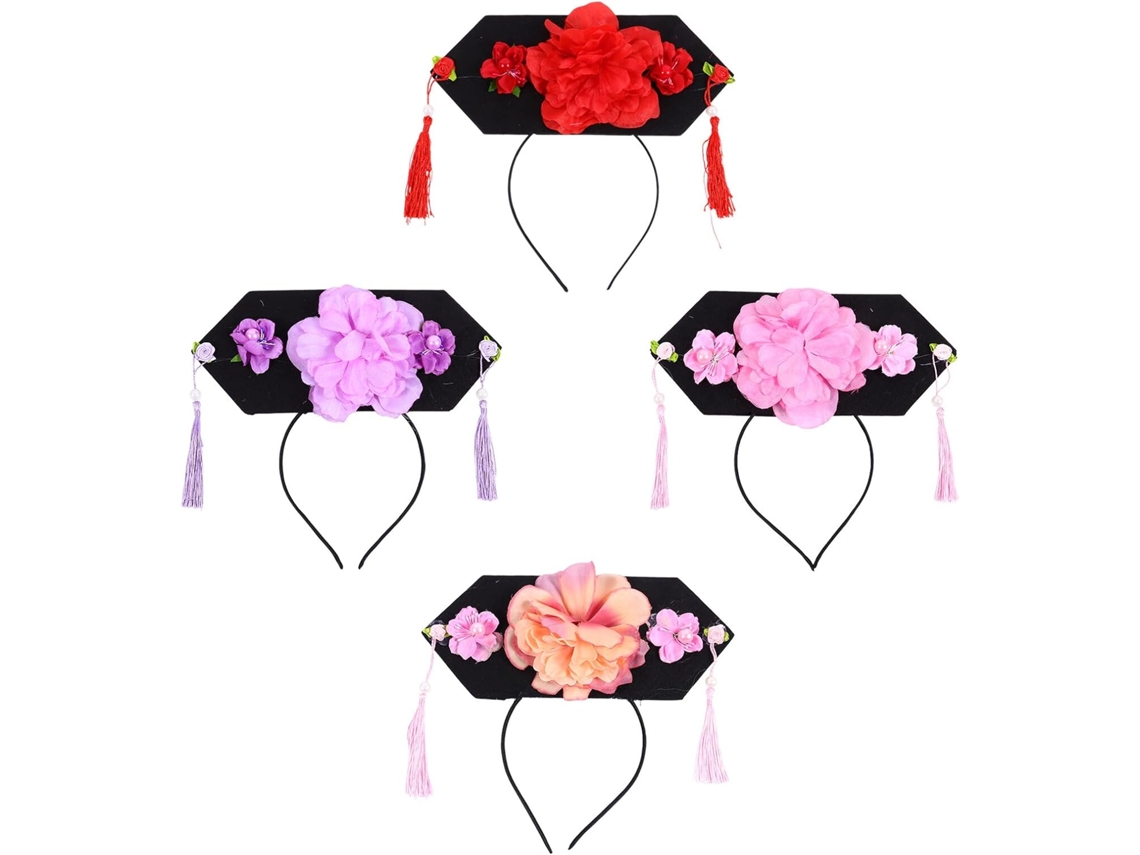 Accesorios Para Cheveux Chinois Garçon Y Filles 4 Pièces, Serrage