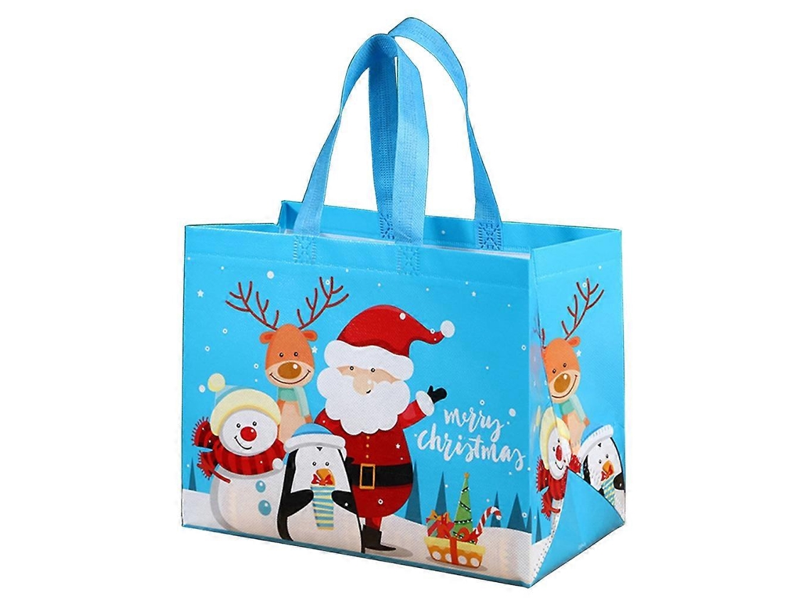 Bolsas de regalo navideñas, bolsas navideñas con asas, bolsas multifuncionales de tela no tejida para regalos navideños Nostalgia88