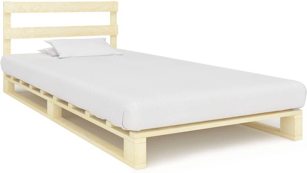 Estructura De Cama madera maciza pino 90x200 cm vidaxl paletas compatible con