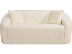 Sofá Fijo Recto De Tela "ondine" - 2 Plazas - Beige
