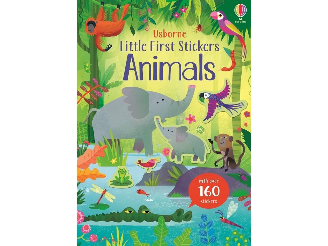 Libro Little First Stickers Animals de Kristie Pickersgill (Inglés)