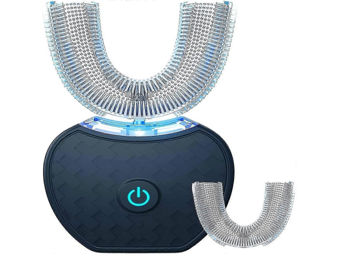 Cepillo de dientes eléctrico GOKOCO, kit de blanqueamiento sónico en forma de U con dientes de repuesto