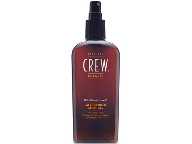 Gel para el Pelo AMERICAN CREW Medium Hold Spray Gel (250 ml)