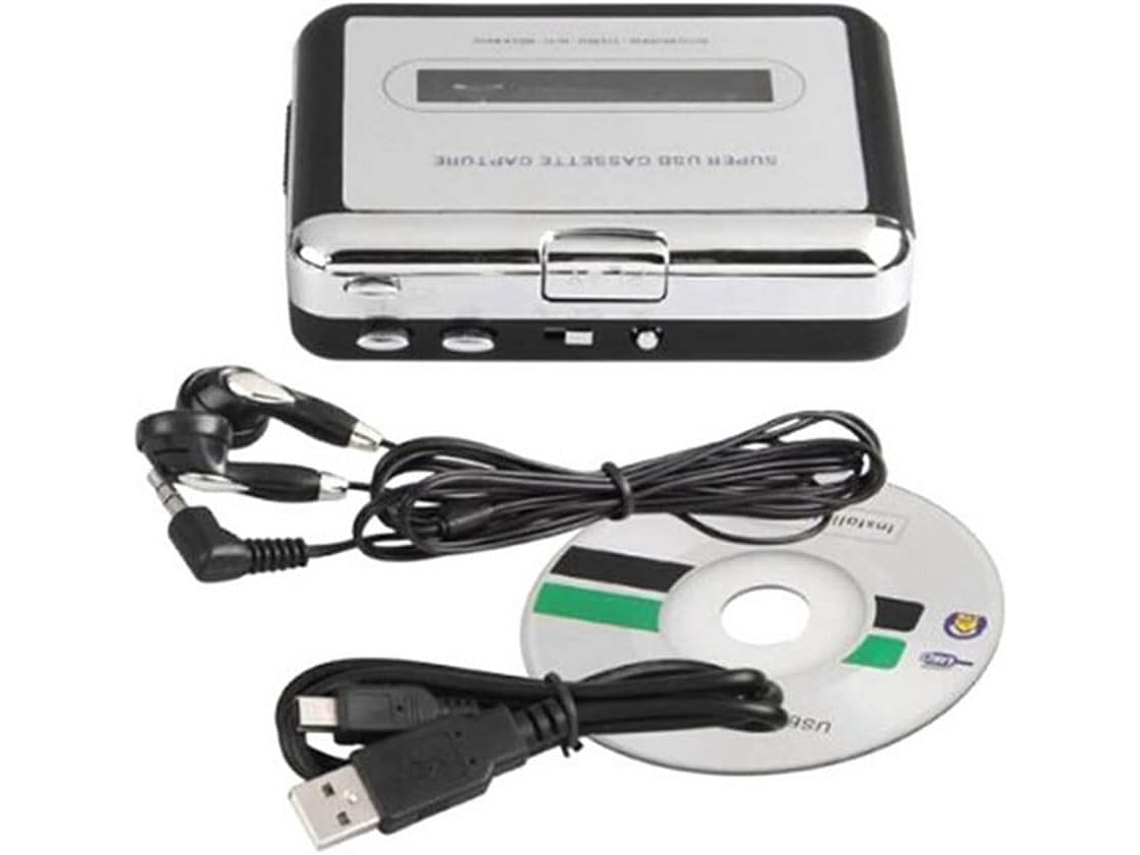 Accesorios: Convertidor De Reproductor De Casete Usb A Mp3, Captura De Audio, Grabadora De Música