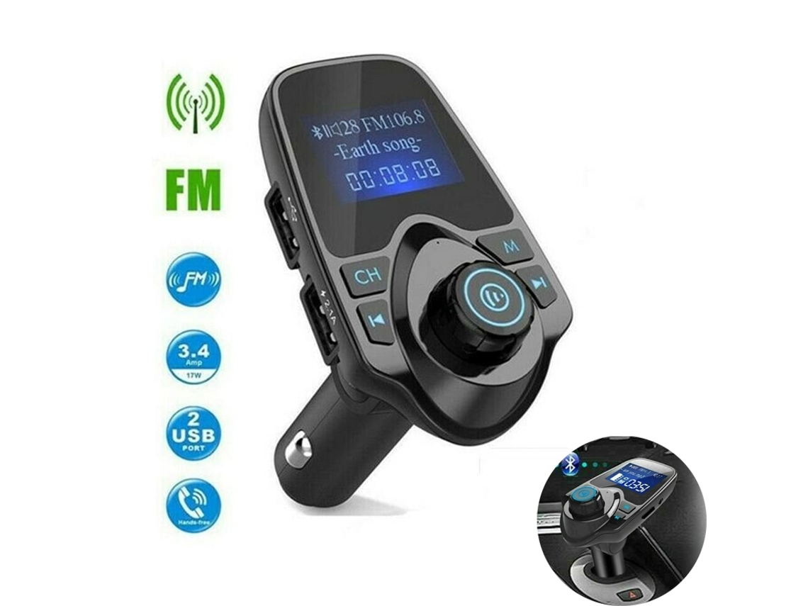 Transmisor Bluetooth FM de alta eficiencia*