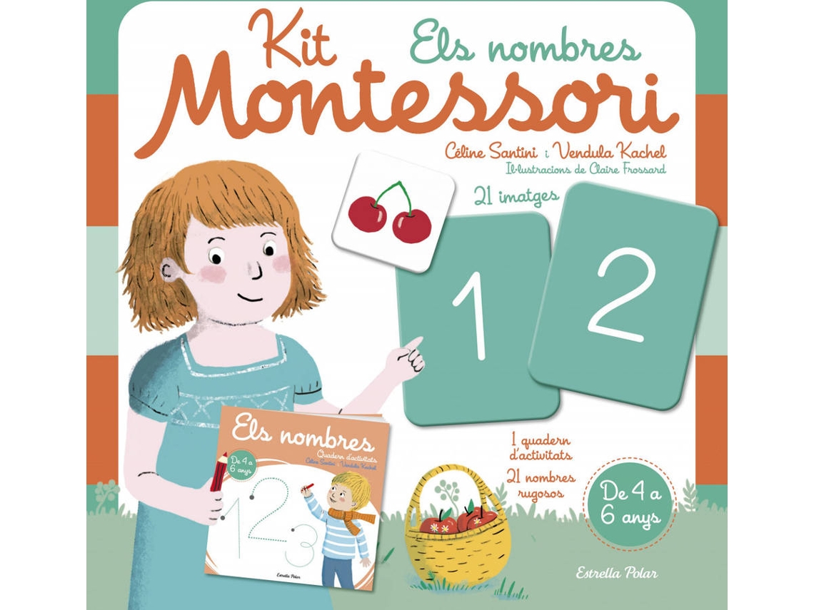 Libro Kit Montessori. Els Nombres de Céline Santini (Catalán)